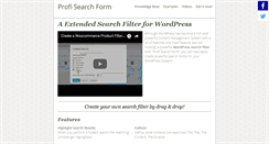 Desktop Screenshot of profisearchform.com